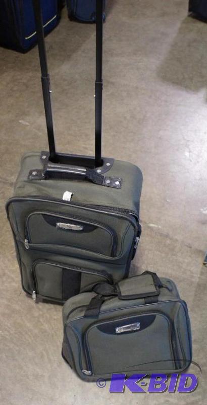 lot 18 image: New Travel Select Luggage Bag and small bag. ...