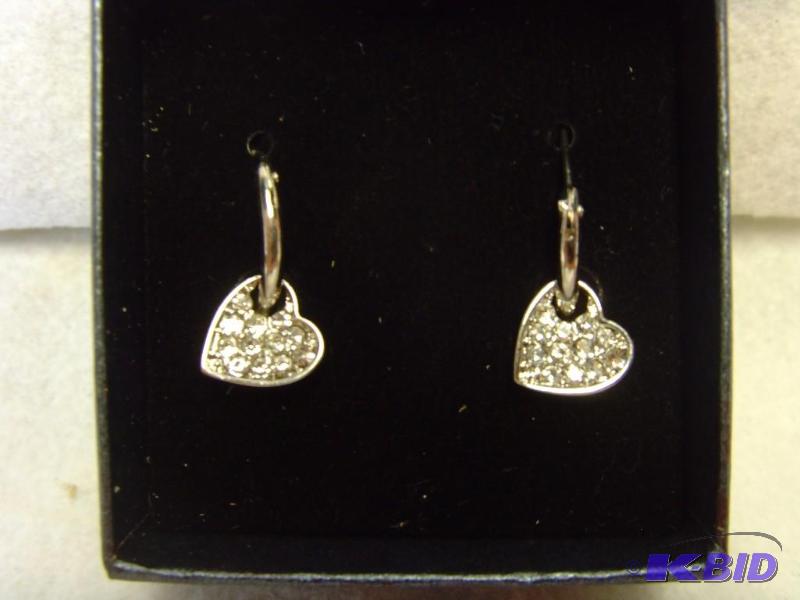 Crystal Heart Earring Set