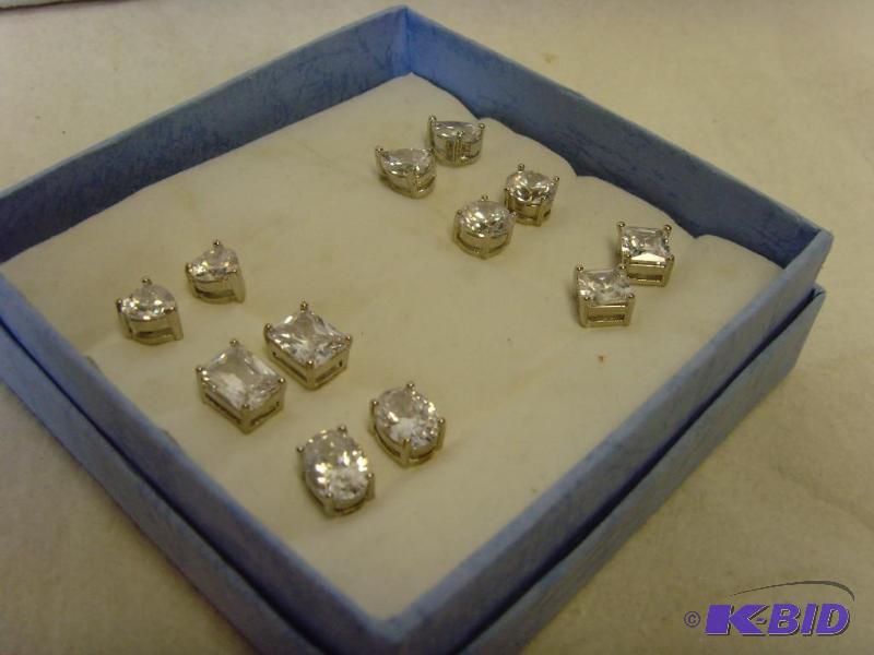 Multi Style Crystal Earring Set