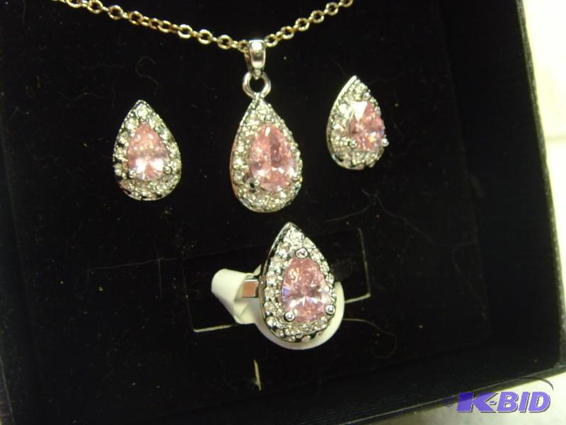 Crystal Gem Teardrop Set