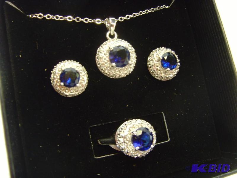 Crystal Sapphire Set