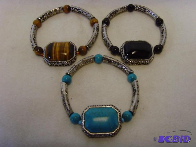 Gemstone Bracelet Set