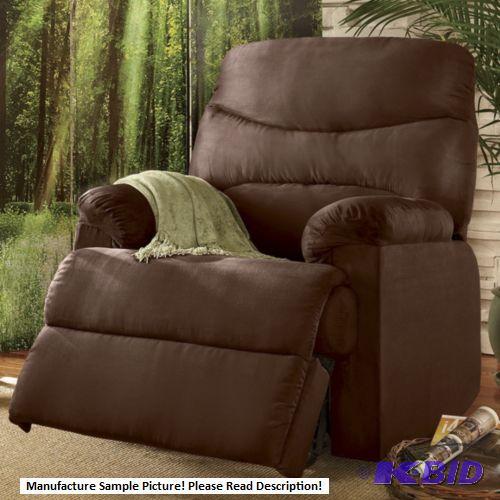 Plush Recliner Rocker Chair -&nbspLong day a...