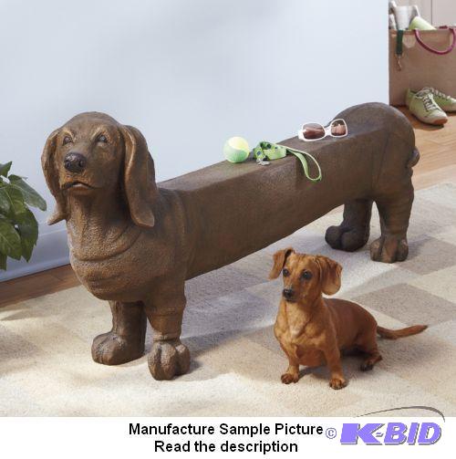 Helpful Hound Bench -&nbspWith his long, flo...