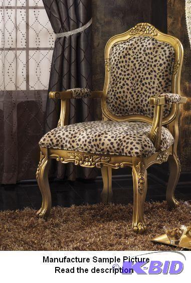 Gold Leopard Exclusive Chair - The softest le...