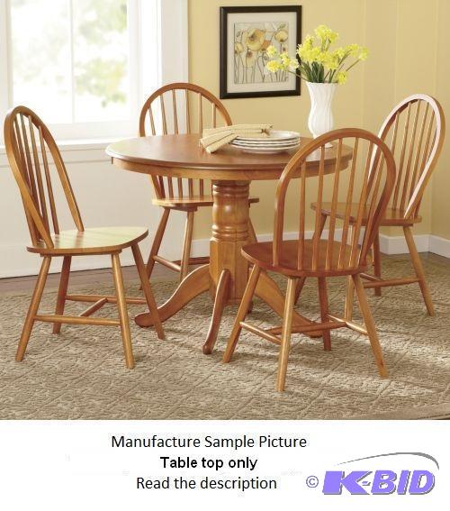 Solid Wood Notio Living Table Top - Dark oak ...