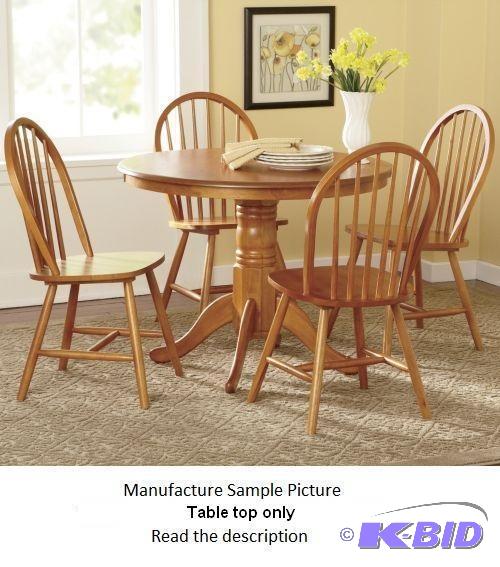 Solid Wood Notio Living Table Top - Dark oak ...