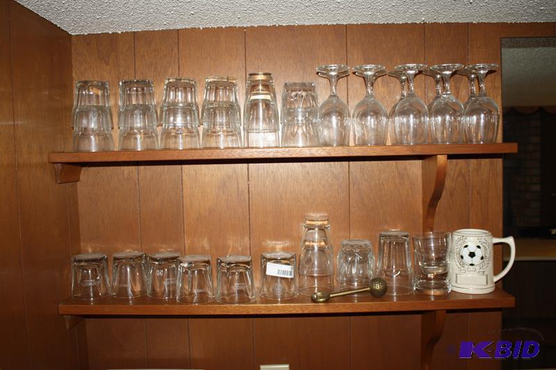 lot 103 image: Large collection of BarWine glasses as seen....