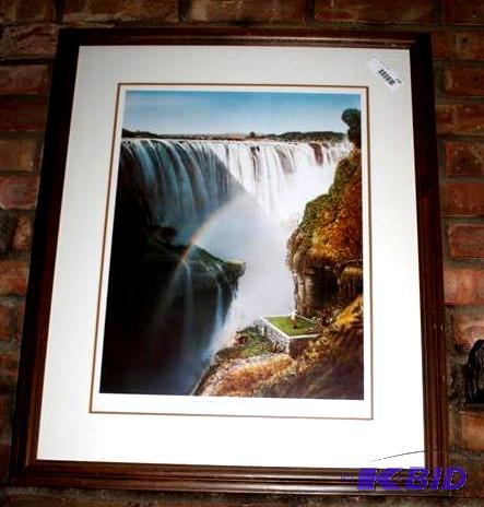 lot 110 image: Framed Print &quotNiagra Falls 168 yards par...