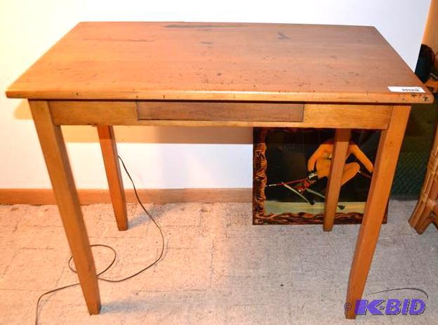 lot 117 image: Older antique or vintage possibly table. Size...