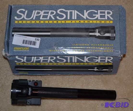 lot 150 image: SUPERSTINGER flashlight in original box...