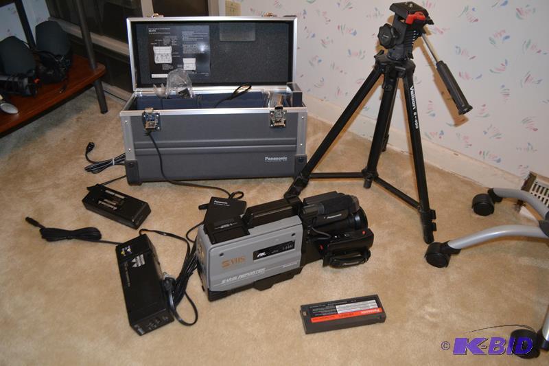 lot 159 image: Panasonic AG-450 with a  Panasonic hard ...