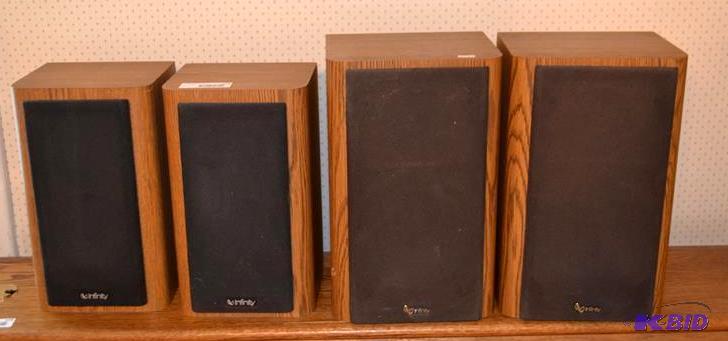 lot 173 image: Infinity RS2001 14x7x9", Infinity RS1000...