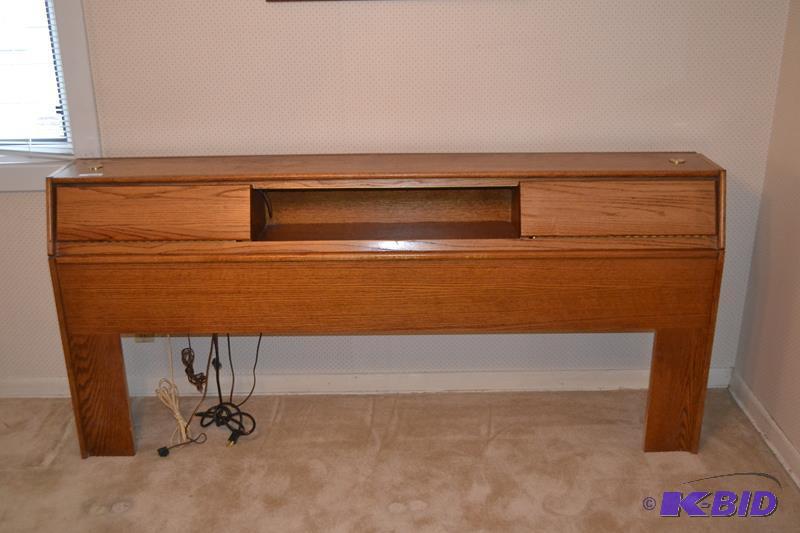 lot 174 image: Bed headboard 78x13x37...