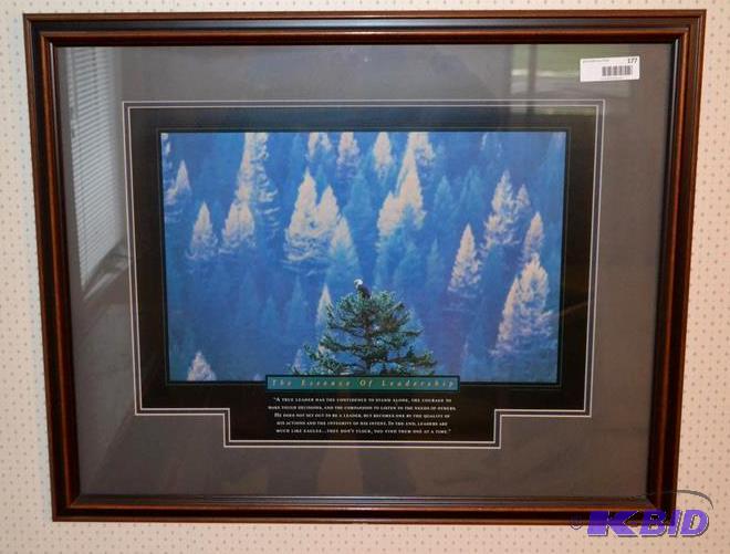 lot 177 image: &quotThe Essence Of Leadership" motivat...