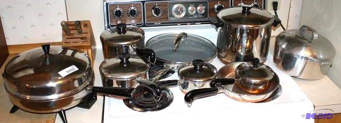 lot 184 image: Very Nice Set of cookware- The owner loved to...