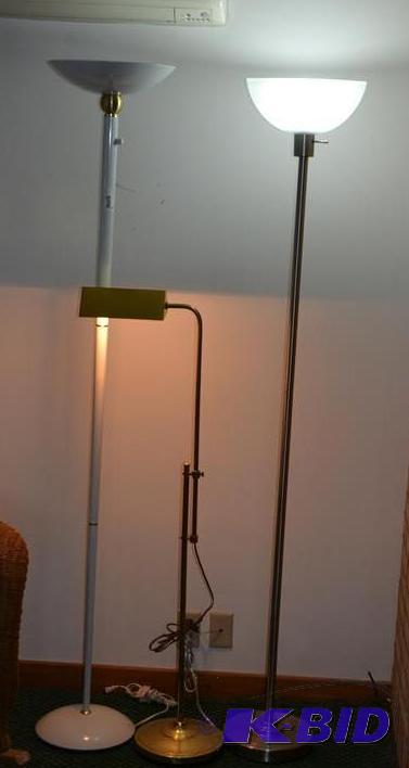 lot 36 image: 3 Floor Room lamps...