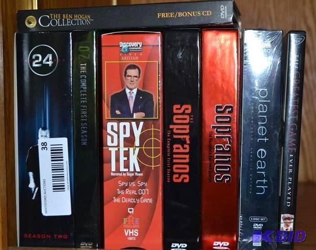 lot 38 image: DVD Movie and TV collection including 24, Sop...