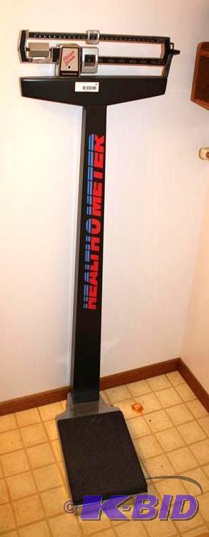 lot 85 image: Professional Weight Lifters scale by Health-O...
