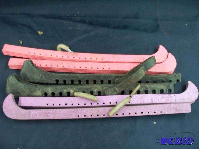 lot 51 image: 3-pair of ice skate blade protectors...