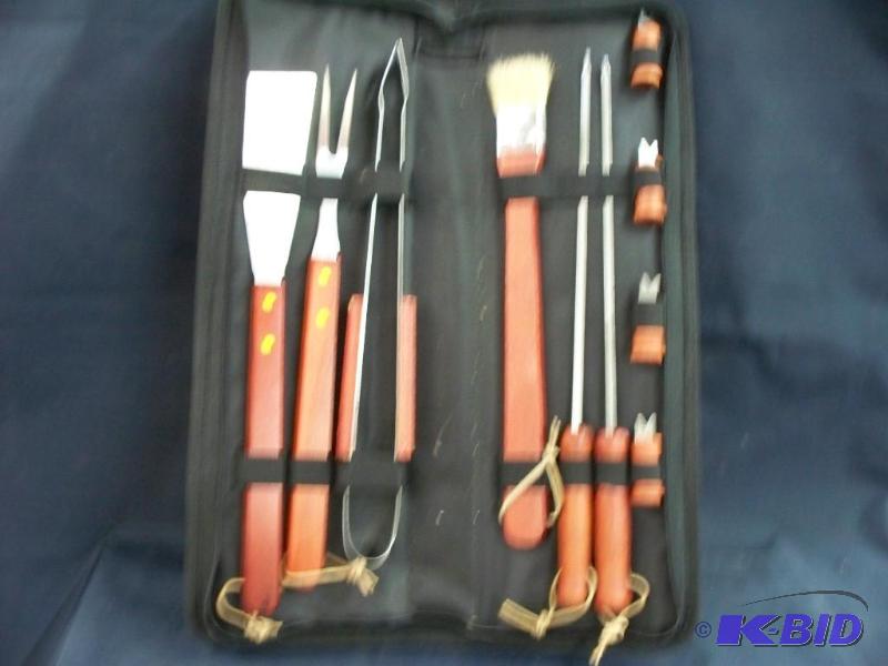 lot 53 image: Grilling tool kit...