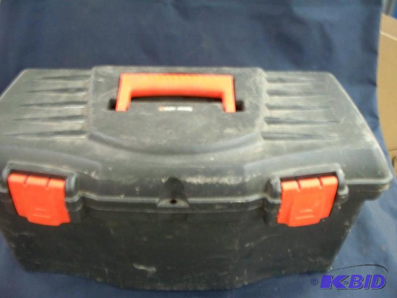 lot 75 image: Tool box with tools...