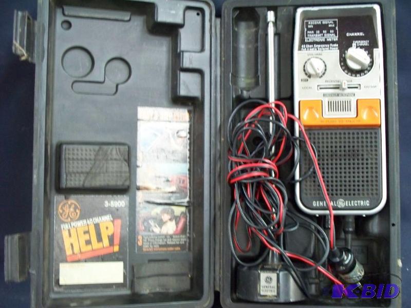 lot 82 image: G.E. Emergency 2 way citizens band radio...