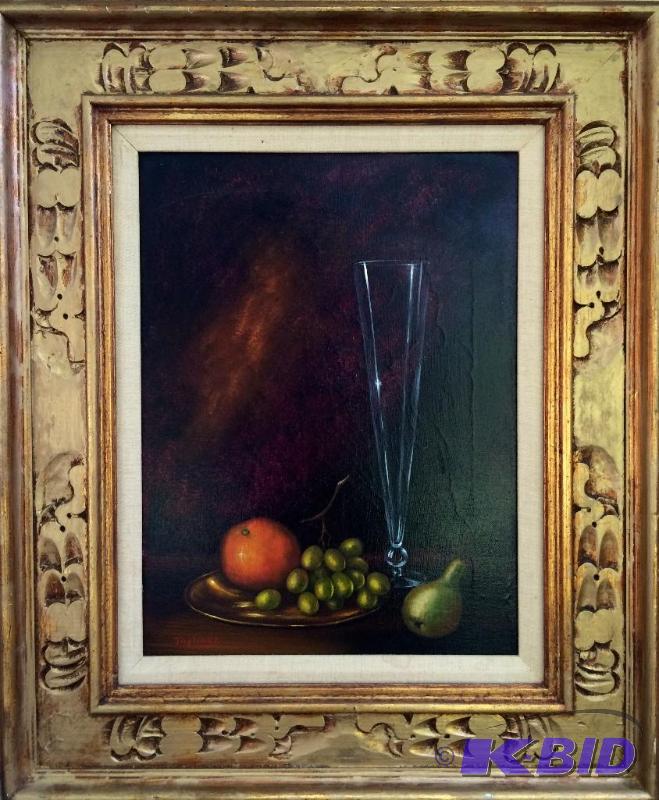lot 20 image: Original Oil Framed & Signed by Jay Ward