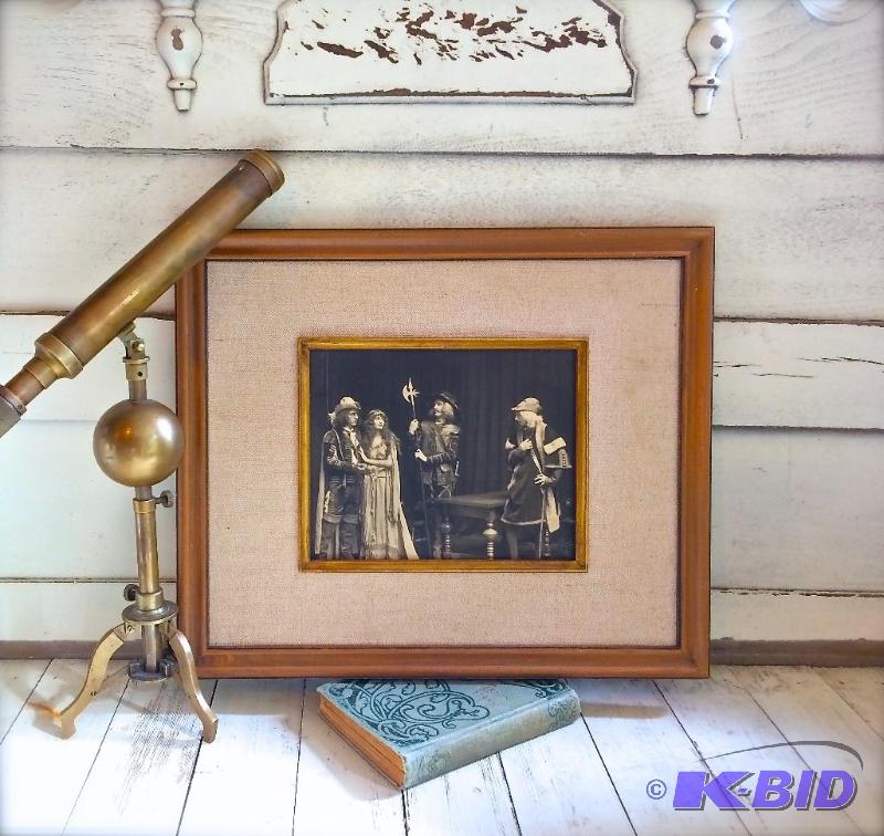 lot 29 image: Antique Photo of Shakespeares Play Authentic