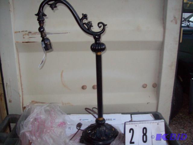 Heavy Metal Bronze Espresso Table Lamp, No S...
