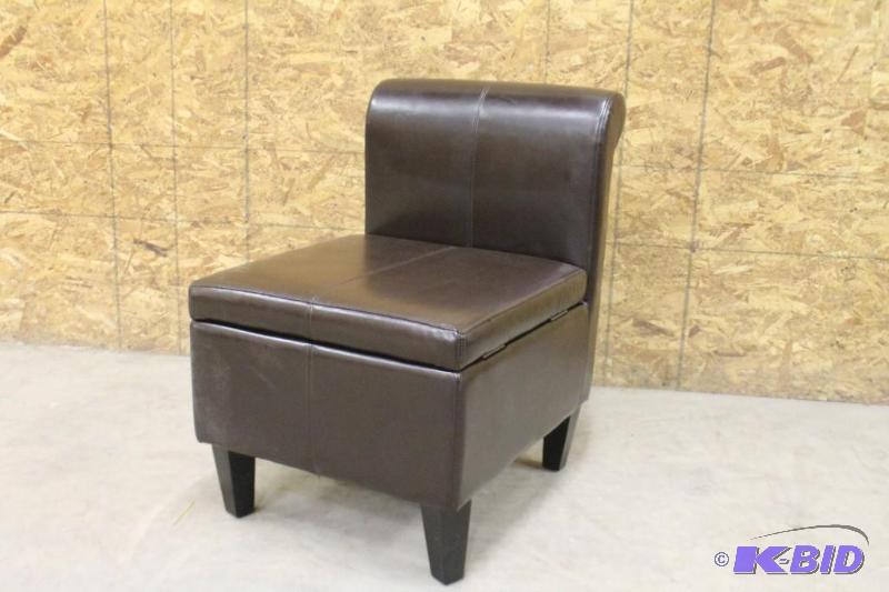 Abbyson Living Frankfurt Flip Top Storage Ottoman Chair