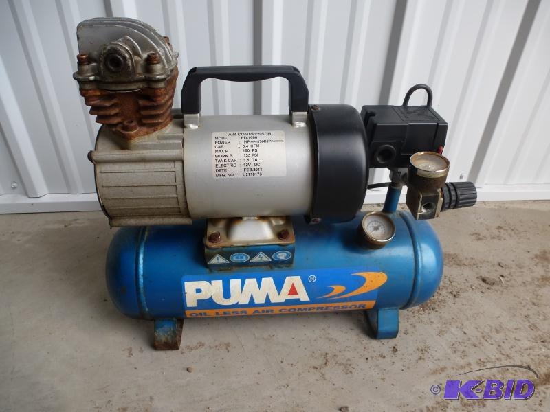 Puma Air Compressor: Model PD 1006 1 | NCS Michigan & Snowmobiles 2014 K-BID