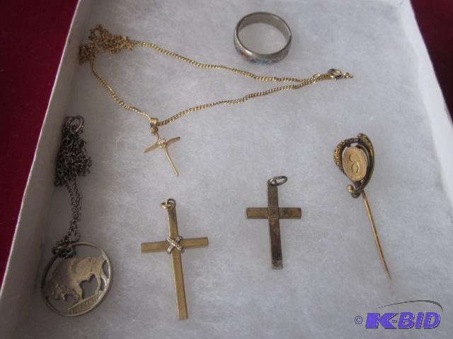 Lot of jewelry, including gold filled, gold p...