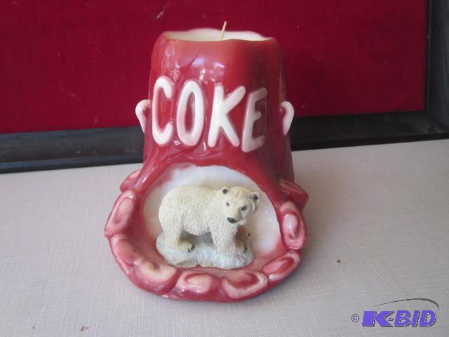 Vintage Coca Cola candle.&nbsp...