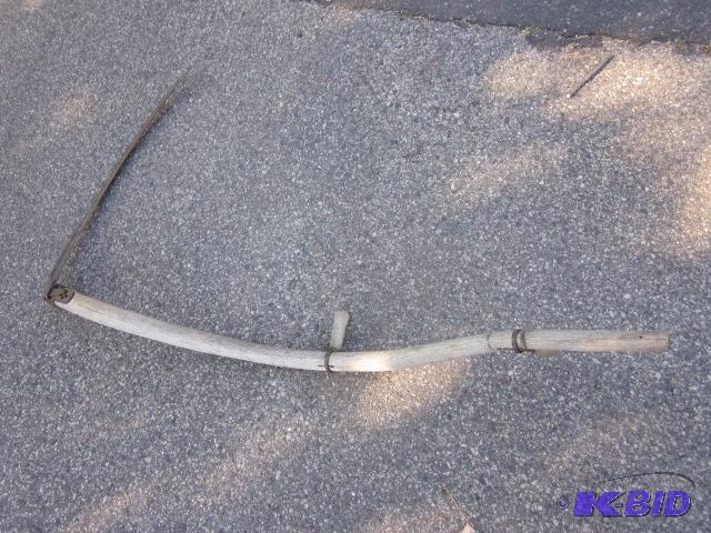 Large Primitive antique 5 foot wood and metal...