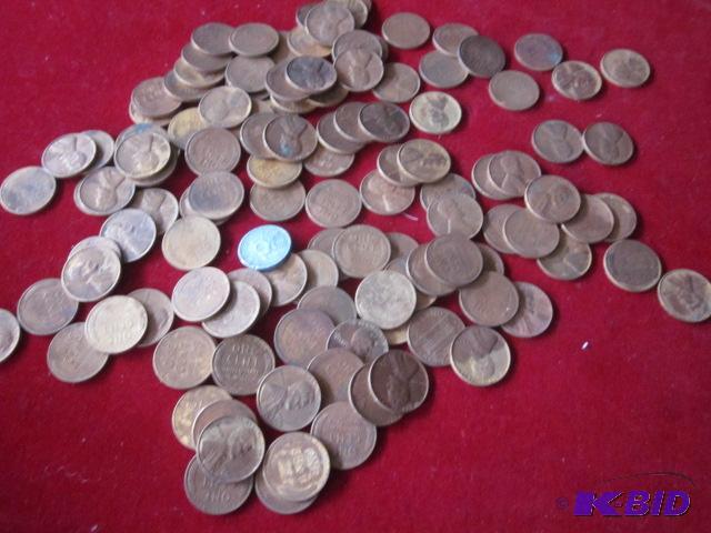 Large lot of War Time Wheat Pennies....