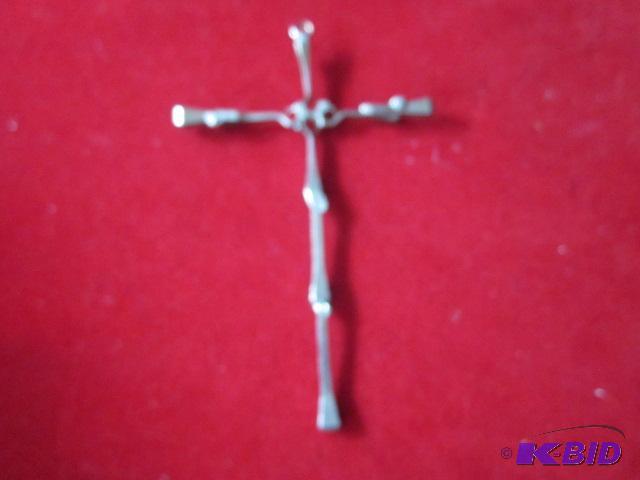 Vintage hand made metal cross.&nbsp...