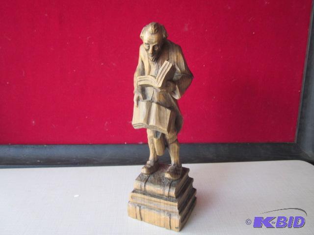 9 inch hand carved Beethoven statue, hand car...