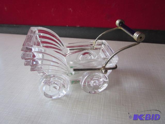 Kristal Kolor made in Italy, clear glass bugg...