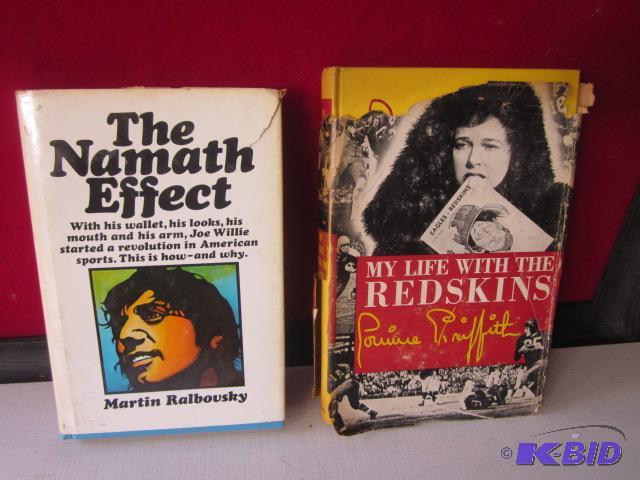 Pair of vintage hardcover sport books....