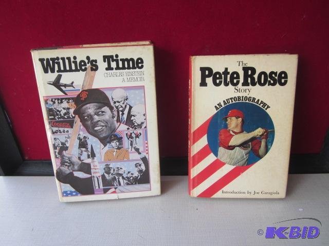 Pair of vintage hardcover Baseball books....