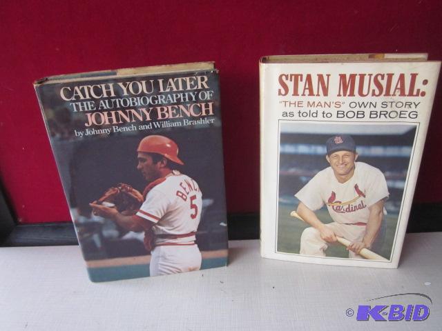 Pair of vintage hardcover Baseball books....