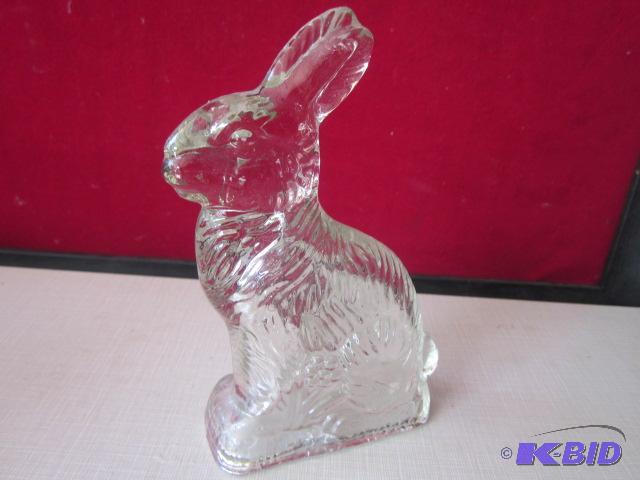 6 inch vintage Easter Bunny rabbit candy cont...