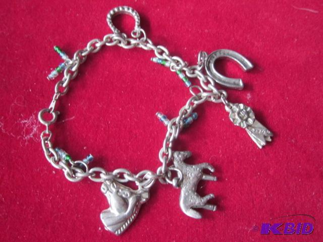 Alpaca Silver charm bracelet....