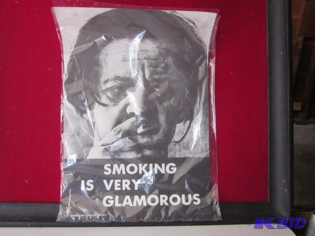 14 inches x 17 inches 1969 Anti Smoking poste...