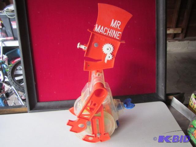 Vintage Ideal Mr. Machine wind up robot, walk...