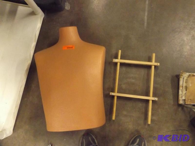 Mannequin Bust and wood loom...