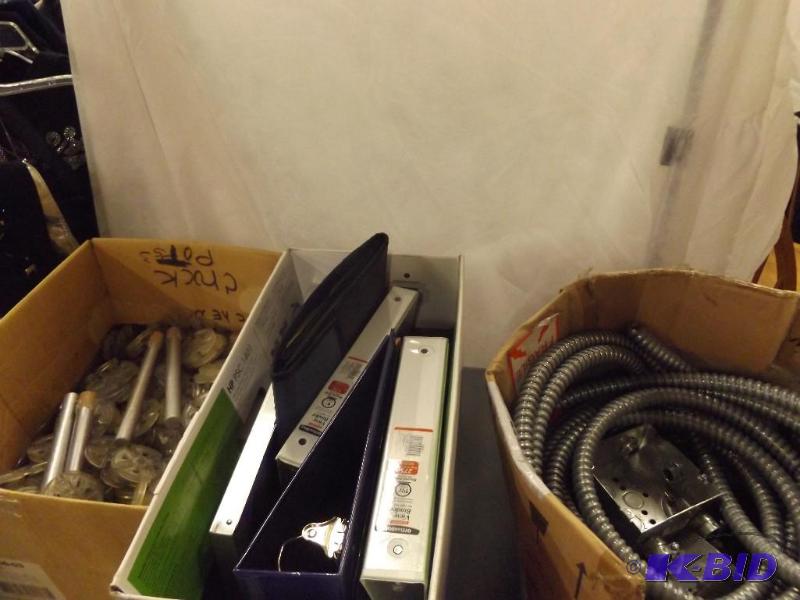 Electrical Conduit, Binders, Clothes hanger i...