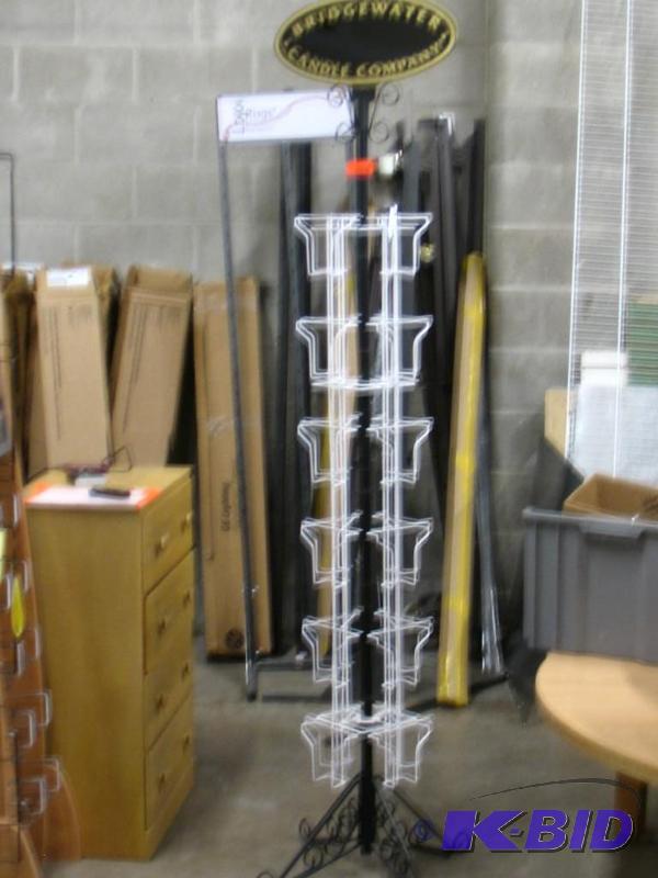 Black and White Swivel Display Stand...