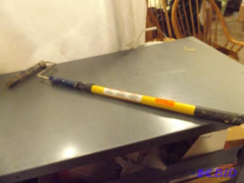 Purdy Extension pole with paint roller, phone...
